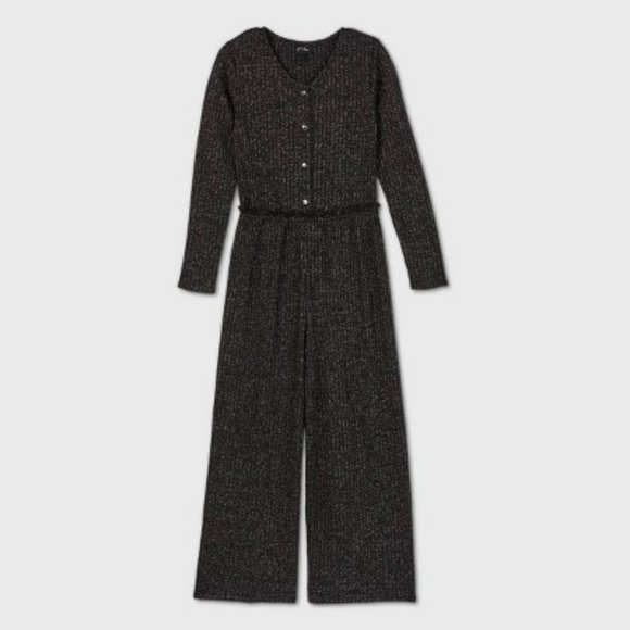 Black Metallic Jumper Girls M 7/8 Art Class NWT - Picture 1 of 7